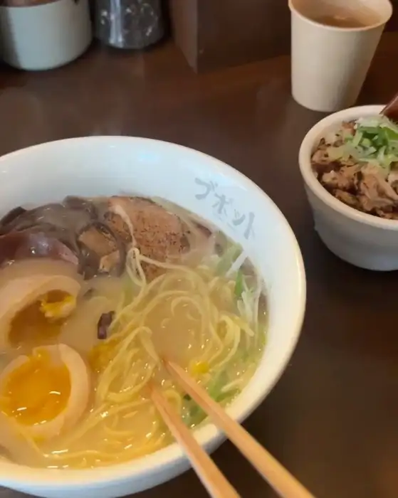 라멘과 미니 차슈밥