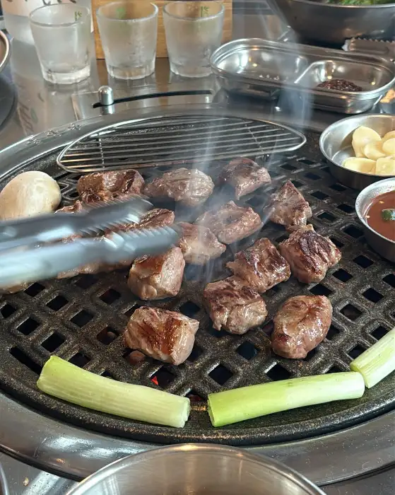 숯불 위 가브리살