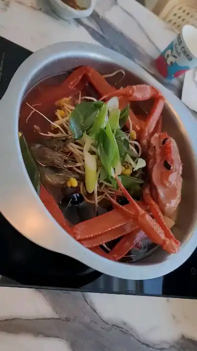 게딱지 밥과 홍게 라면