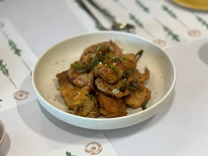 바삭한 버섯 강정