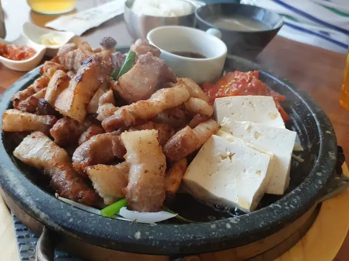 고추장 삼겹살과 두부