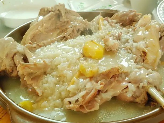 부안장수촌 오리백숙 메인 메뉴