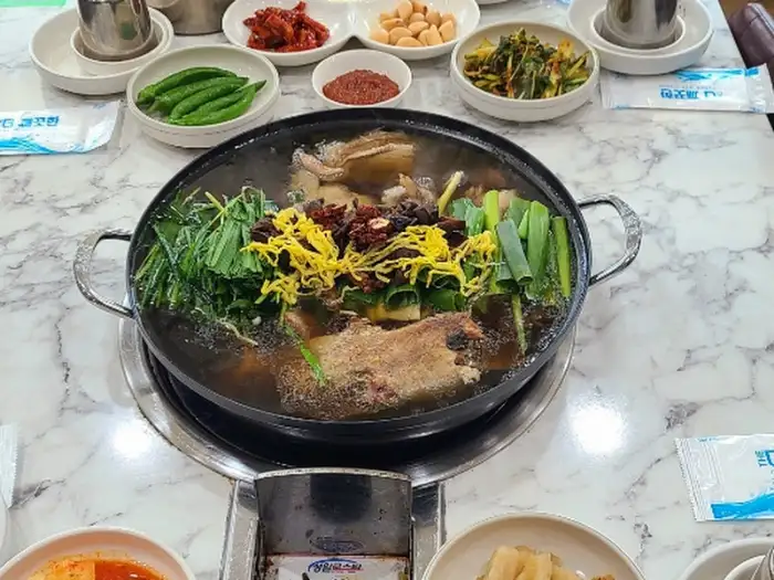 능이 오리백숙