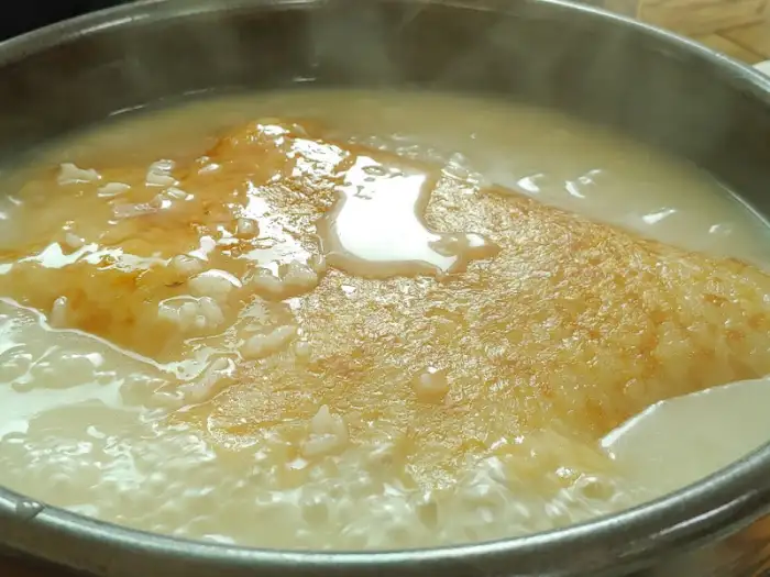 부안장수촌 오리백숙 누룽지죽