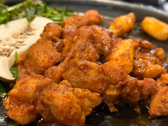 닭갈비 확대샷