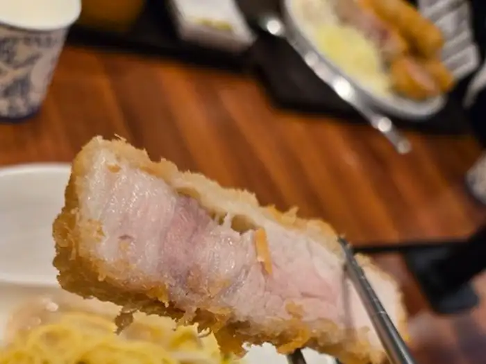 돈카츠 단면