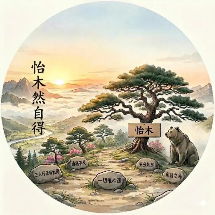 아름다운 풍경 일러스트