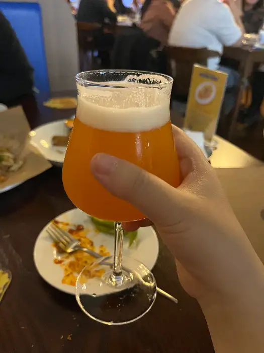 잔에 가득 담긴 황금빛 맥주