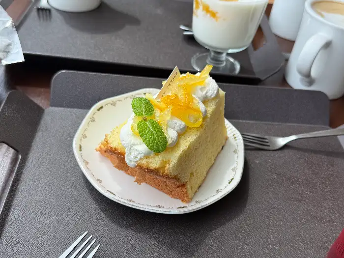 유자 쉬폰 산도 디저트