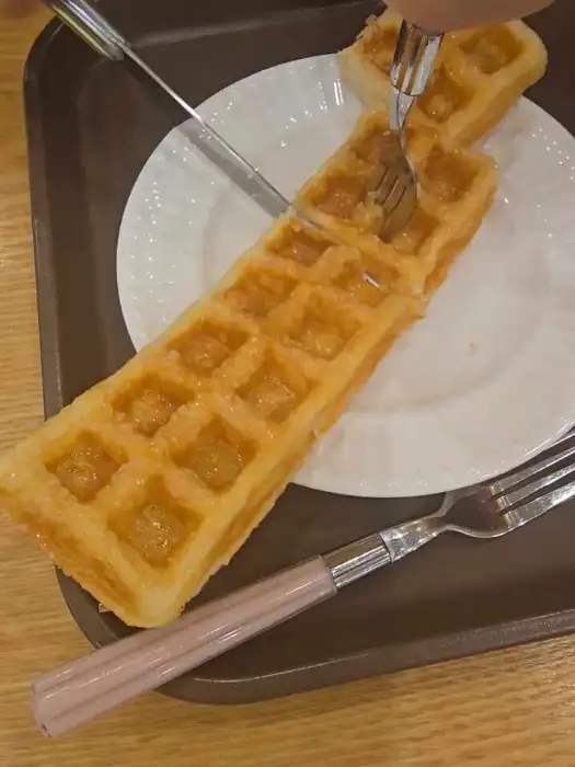 바삭한 와플