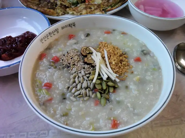 바지락 야채전
