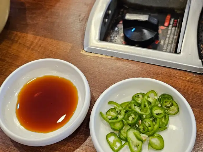 기본 찬과 양념장