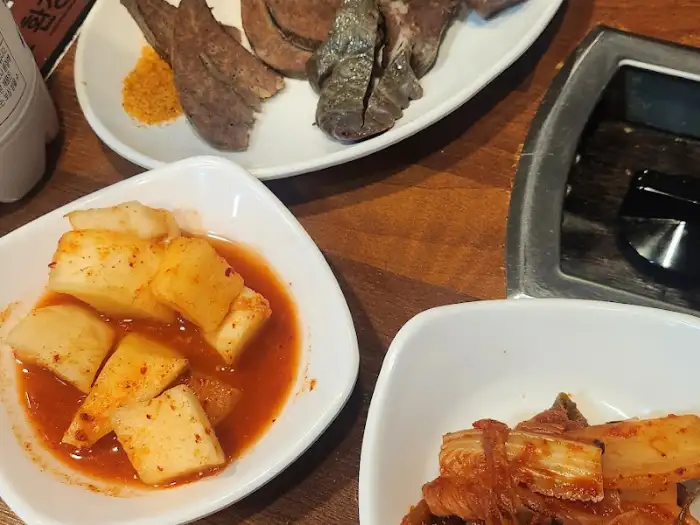다양한 순대 부위