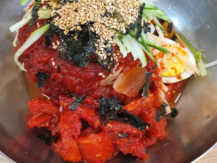비빔 막국수 재료