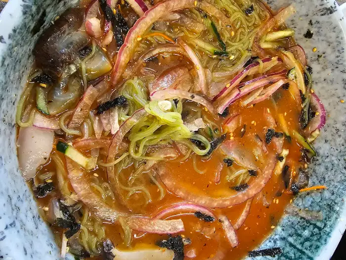 먹음직스러운 물회