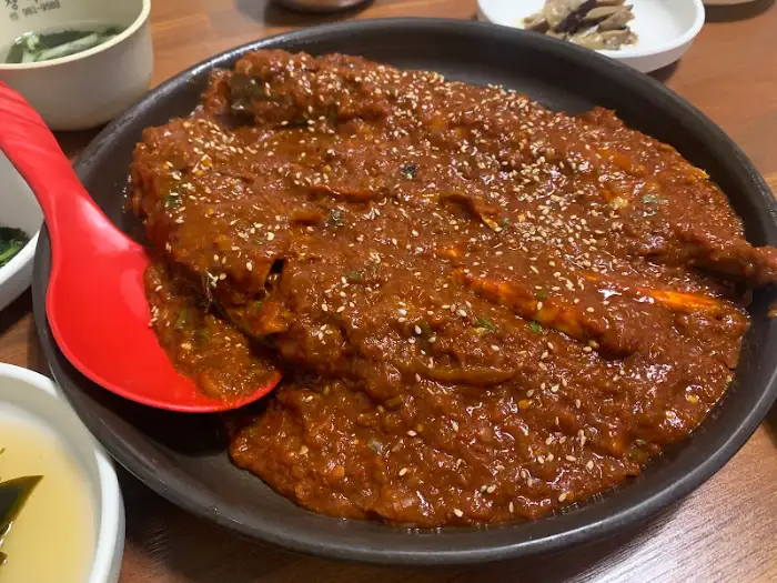 양념꽃게찜 요리 모습
