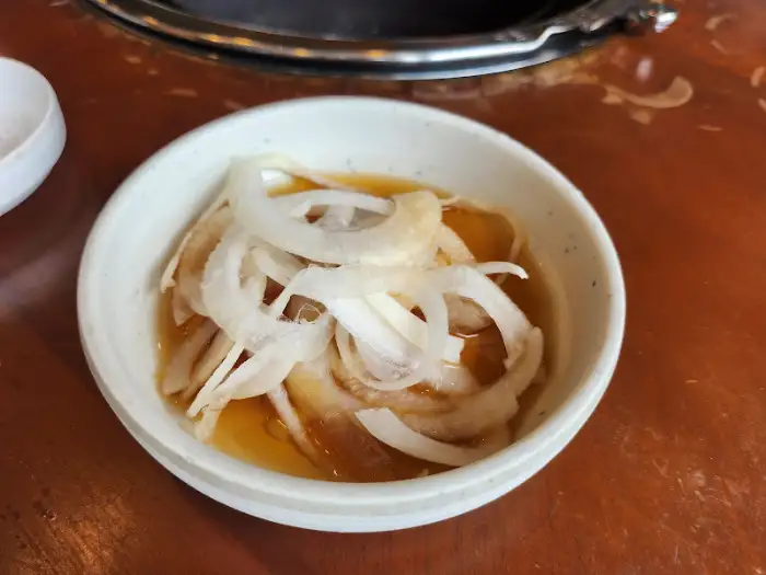담백미 한우 간판