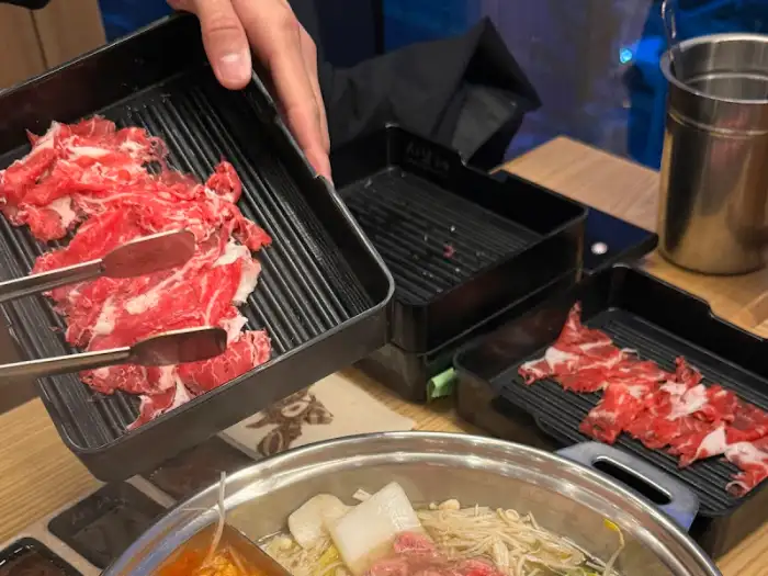 샤브샤브용 얇게 썬 소고기