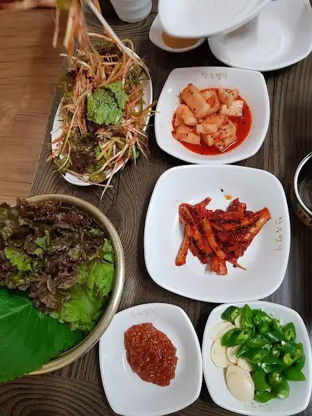 밑반찬 모음 이미지
