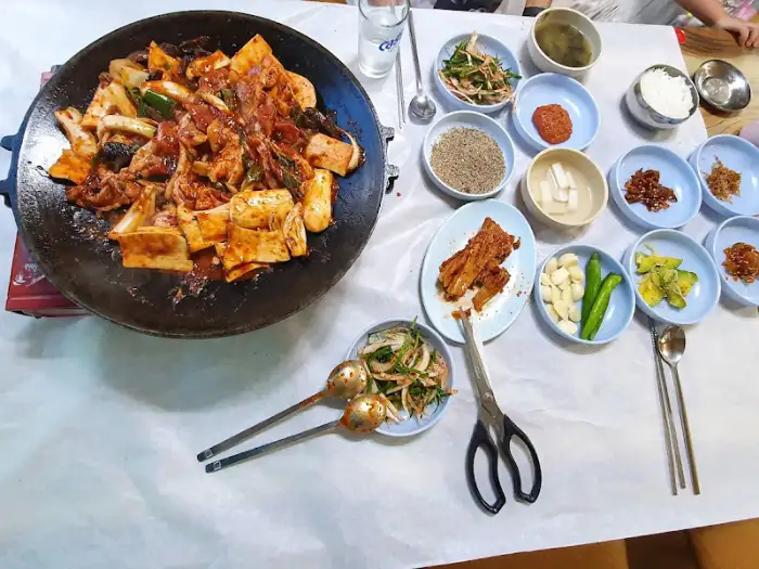 오리 주물럭 메인 요리