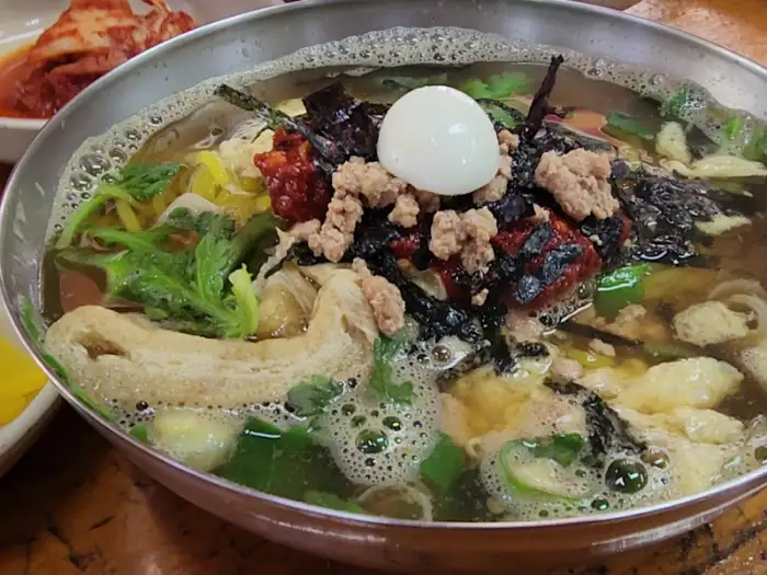 물쫄면 클로즈업