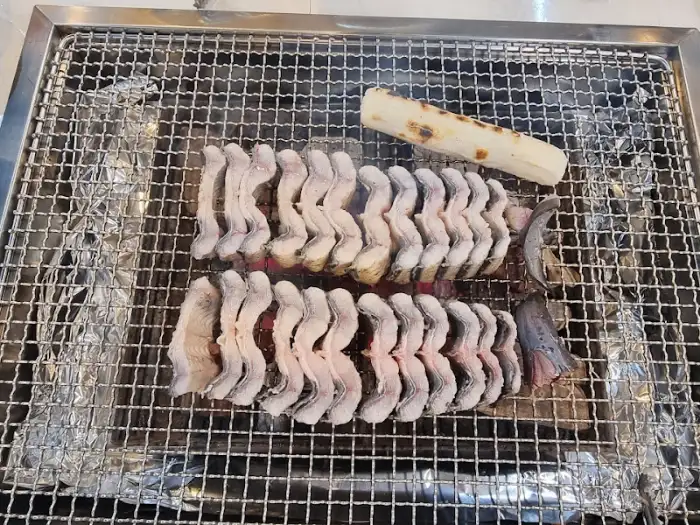 장어 구이 준비