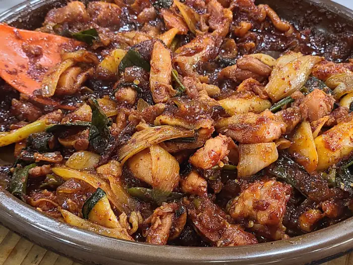 해송돌판닭찜 메인 메뉴
