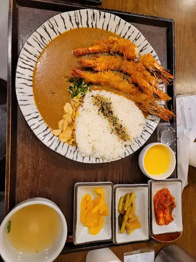 새우 카레 정식