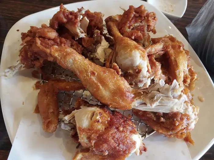 통닭 단면