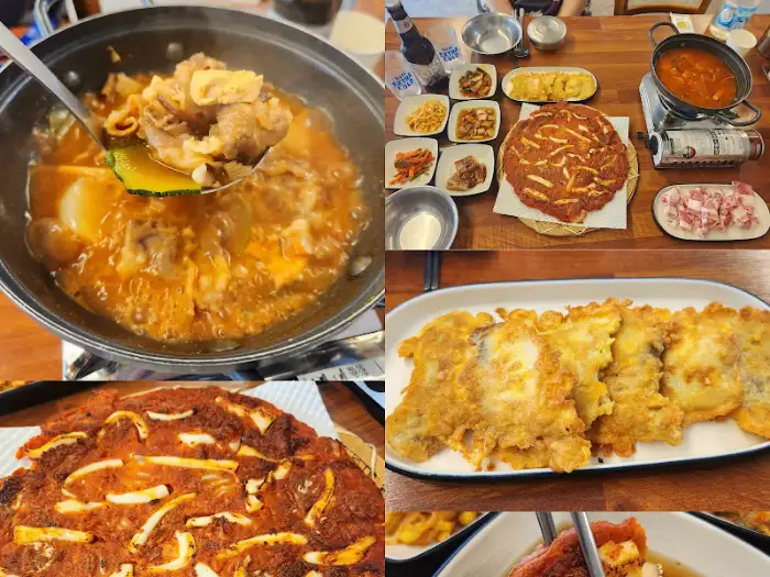 음식들의 전체적인 모습