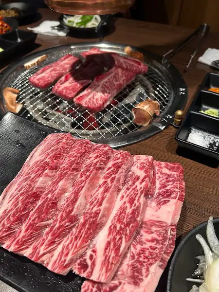 LA 갈비 굽는 모습