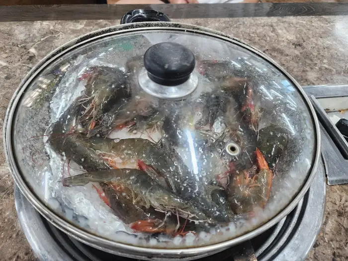 새우구이 냄비