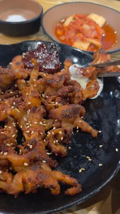신호등장작구이 닭꼬치