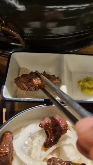 담가화로구이 비빔칼국수