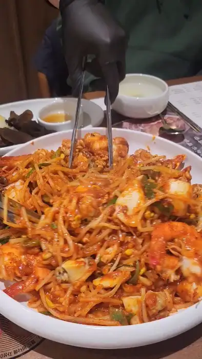 해물찜 집게질