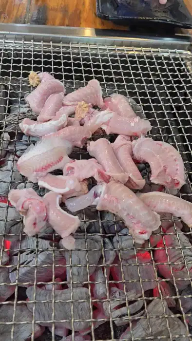 장어 굽는 모습