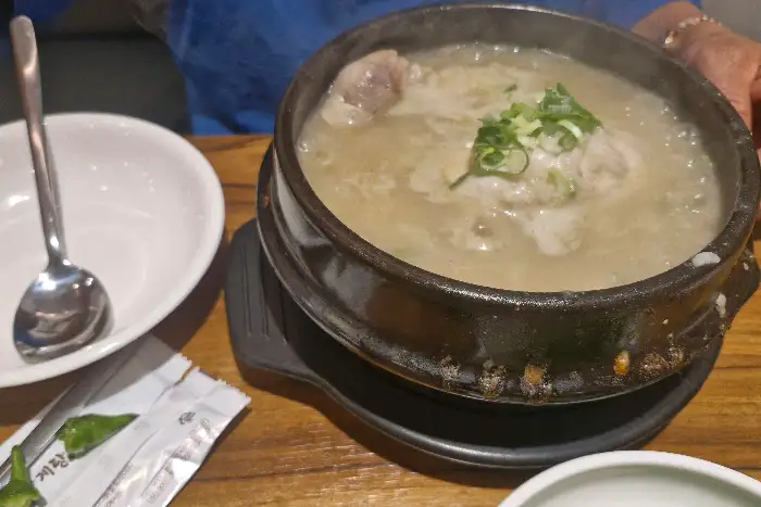 삼계탕과 함께 나온 밑반찬