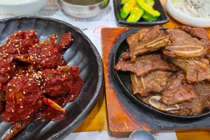 잘 차려진 애간장게장 한상차림