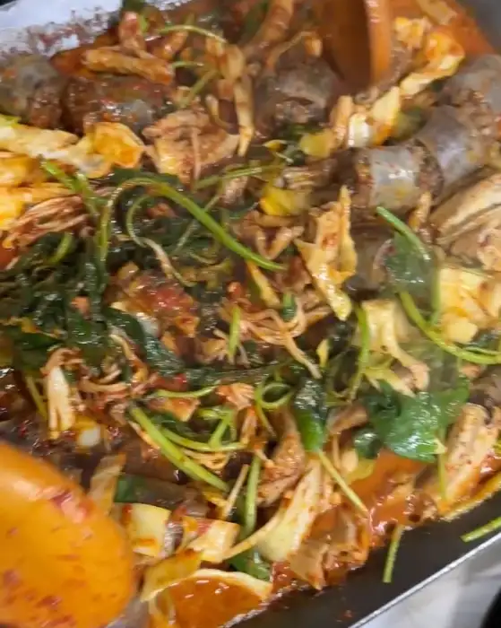 순대곱창볶음