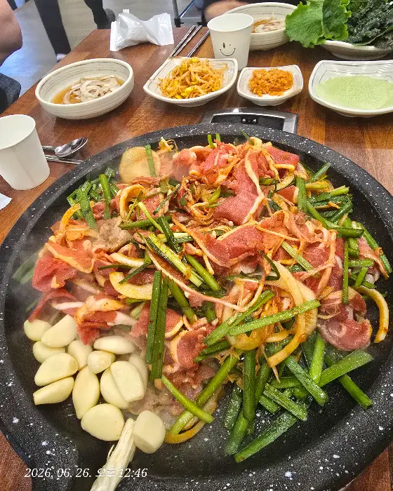 오리불고기 첫 등장