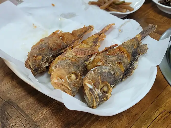 정미네식당 우럭튀김