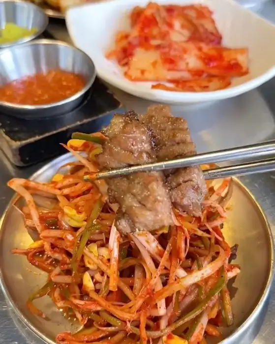 기본 반찬 세팅