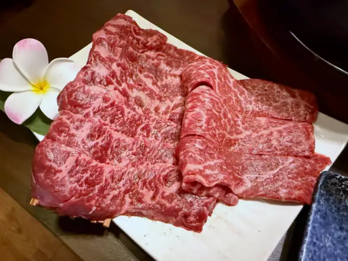 눈꽃갈비살 클로즈업