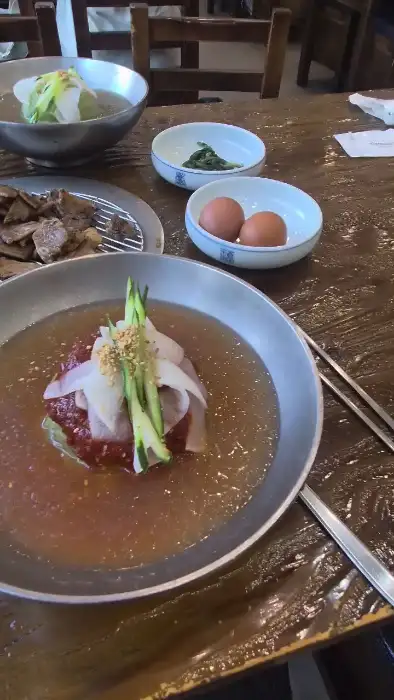 물비빔냉면 모습