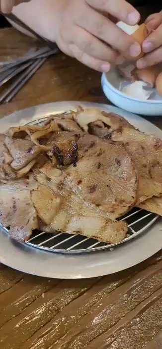 숯불고기 모습
