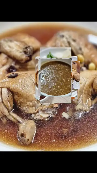 연일옻닭식당 옻닭 클로즈업
