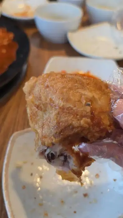 옛날 통닭의 단면